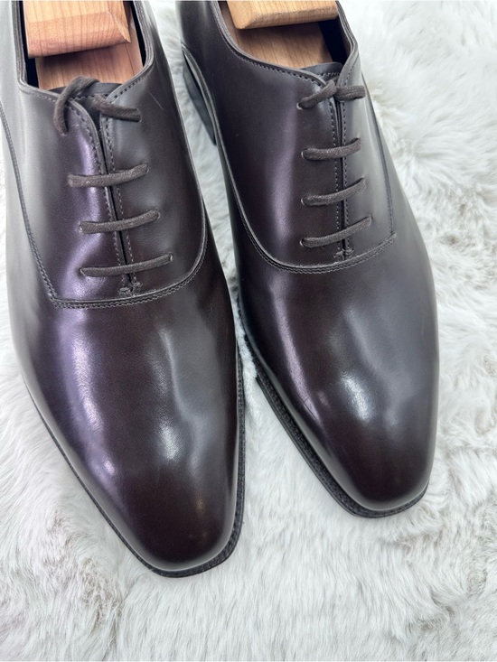John Lobb Becketts Dark Brown Misty Oxfords UK 9EE US 10EE New